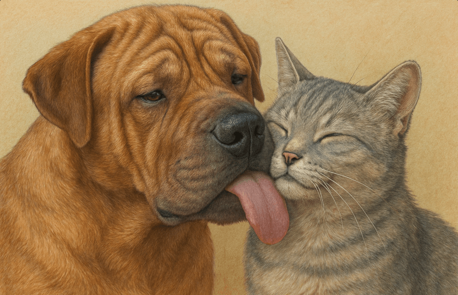 Why Does My Dog Lick My Cat? Best 7 Behavior Tips!
