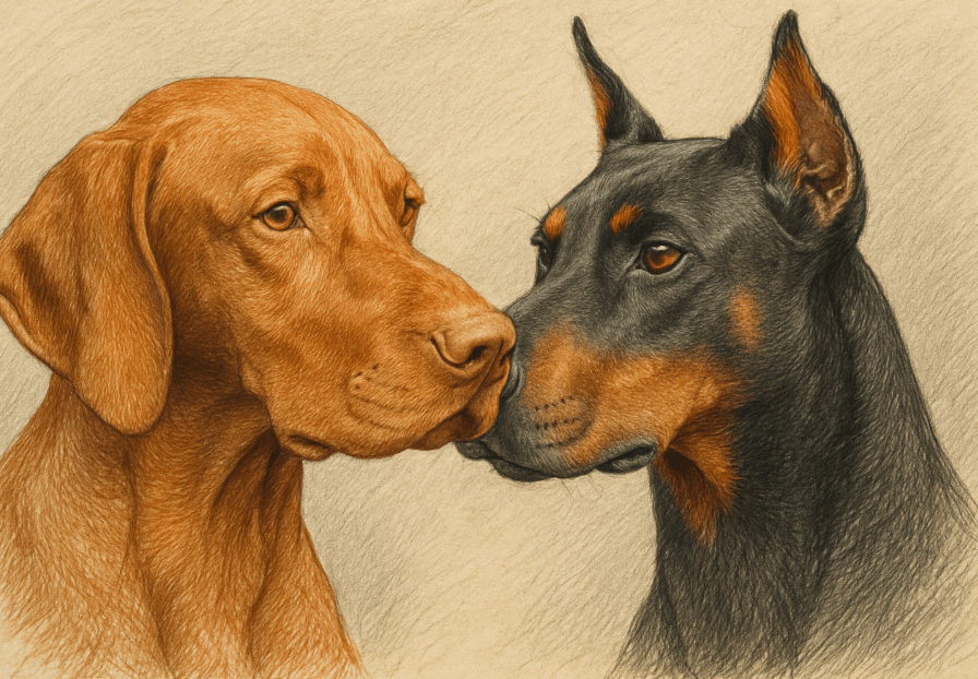 Vizsla vs Doberman: Best 7 Expert Tips!