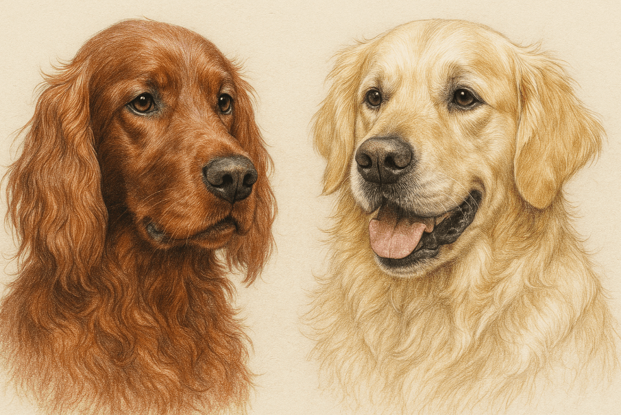 Irish Setter vs Golden Retriever: Best 7 Expert Tips!