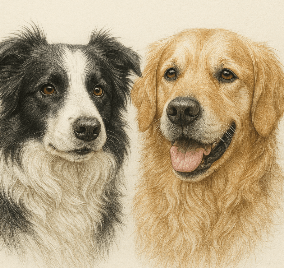 Border Collie vs Golden Retriever: Best 7 Expert Tips!