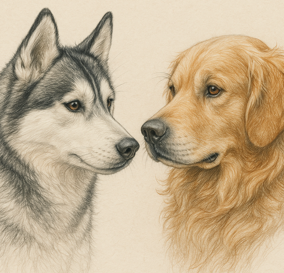 Husky vs Golden Retriever: Best 7 Expert Tips!