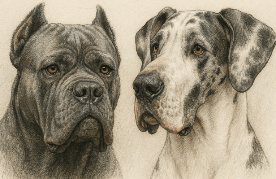 Cane Corso vs Great Dane: Best 7 Expert Tips!
