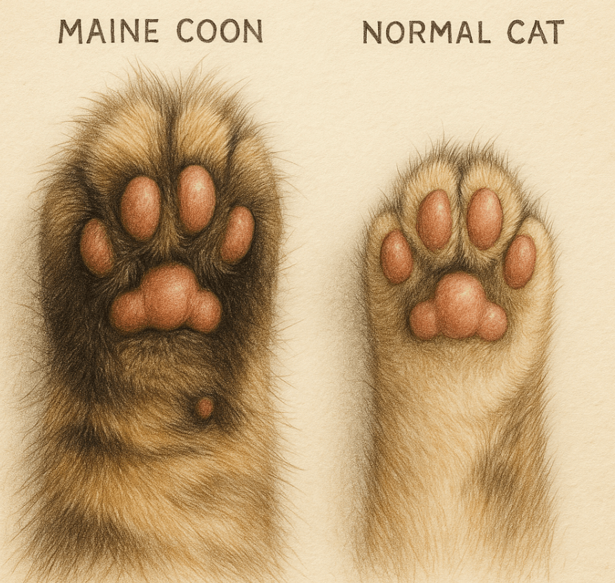 Maine Coon Paw vs Normal Cat Paw: Best 7 Expert Tips!