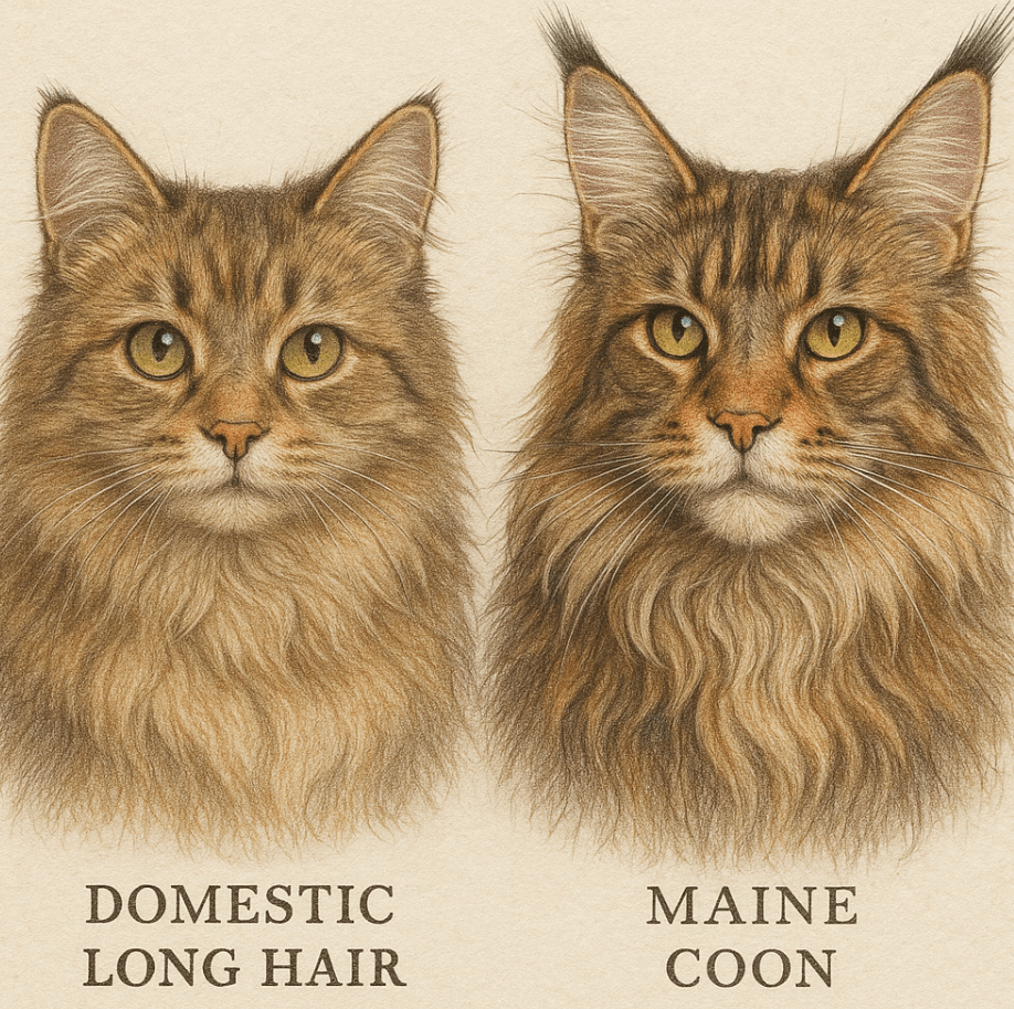 Domestic Long Hair vs Maine Coon: Best 7 Expert Tips!