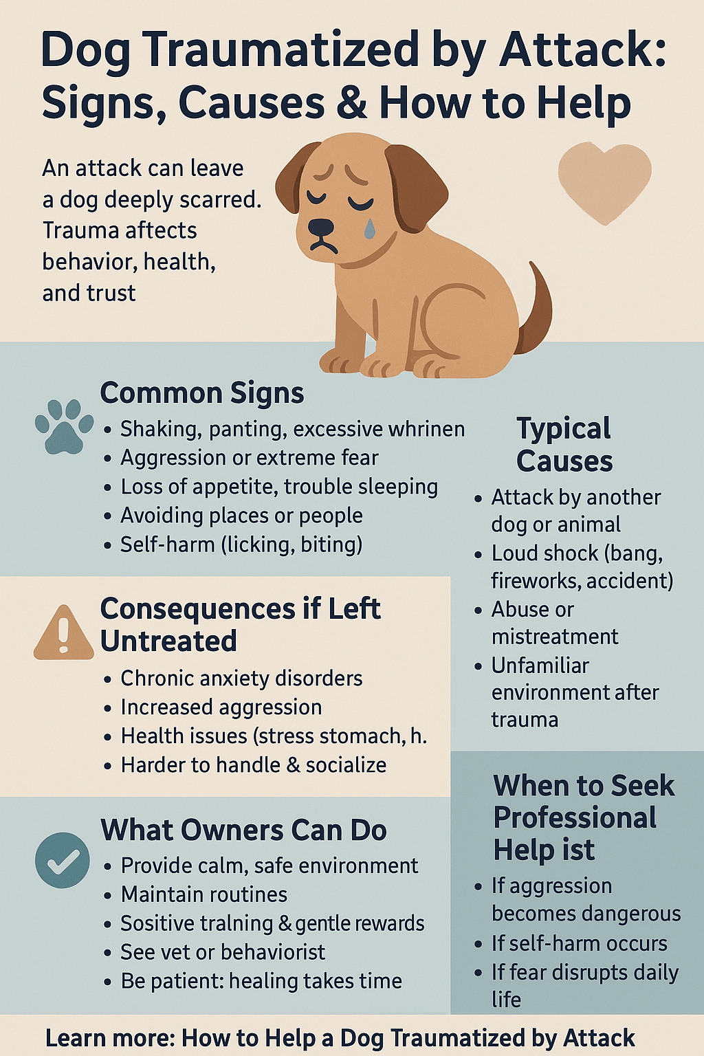 Dog Traumatized by Attack: Best 7 Expert Tips!
