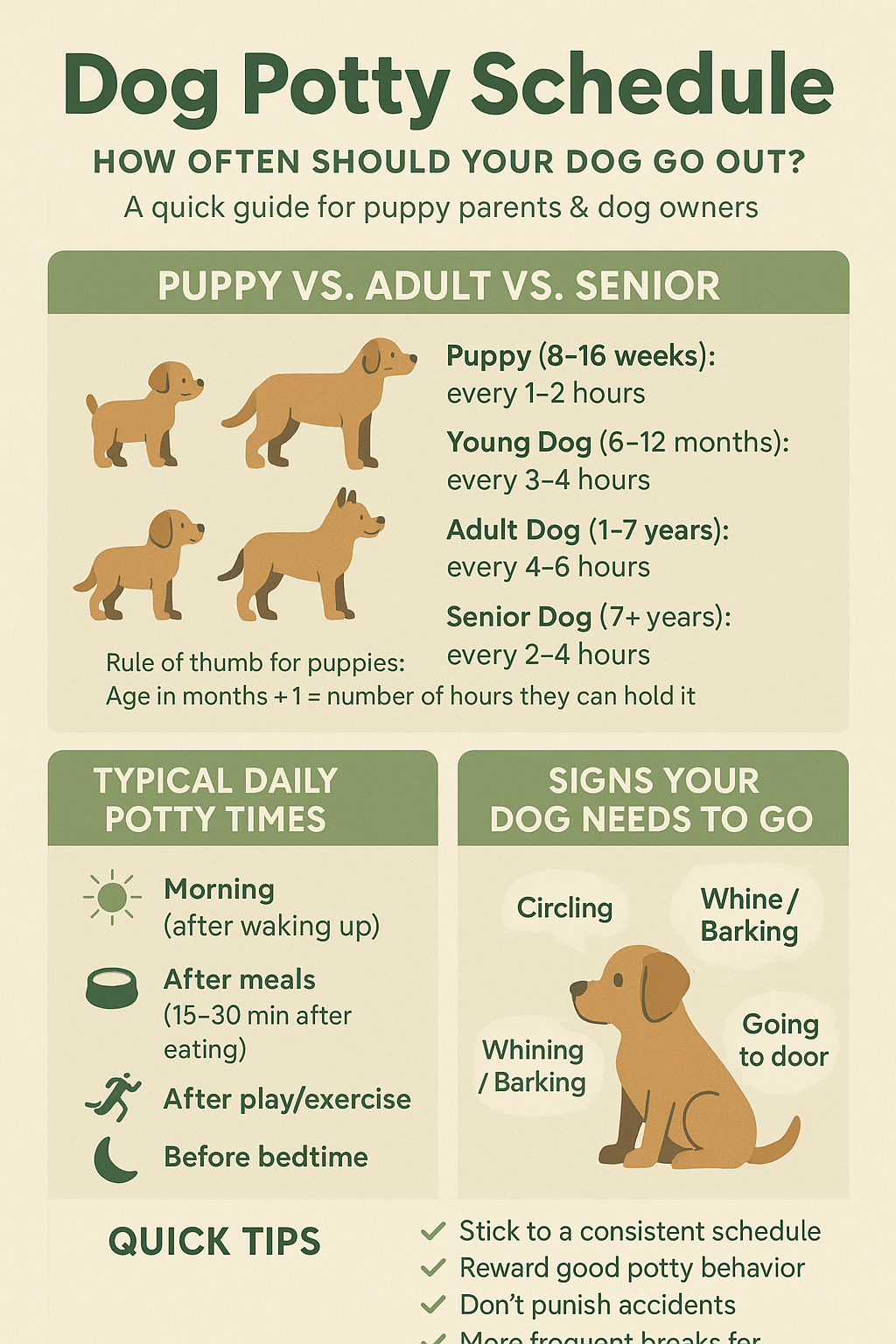Dog Potty Schedule: Best 7 Expert Tips!