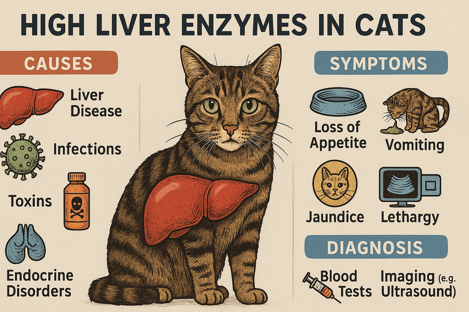 High Liver Enzymes in Cats: Best 7 Expert Tip!