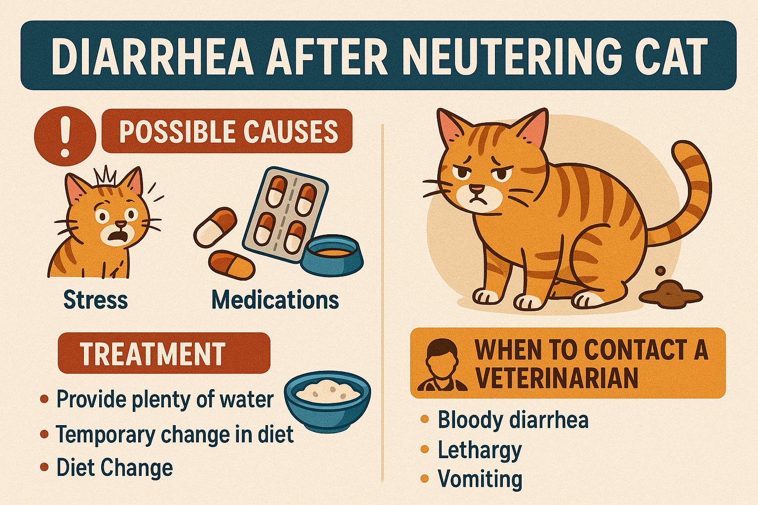 Diarrhea After Neutering a Cat: Best 7 Expert Tips!