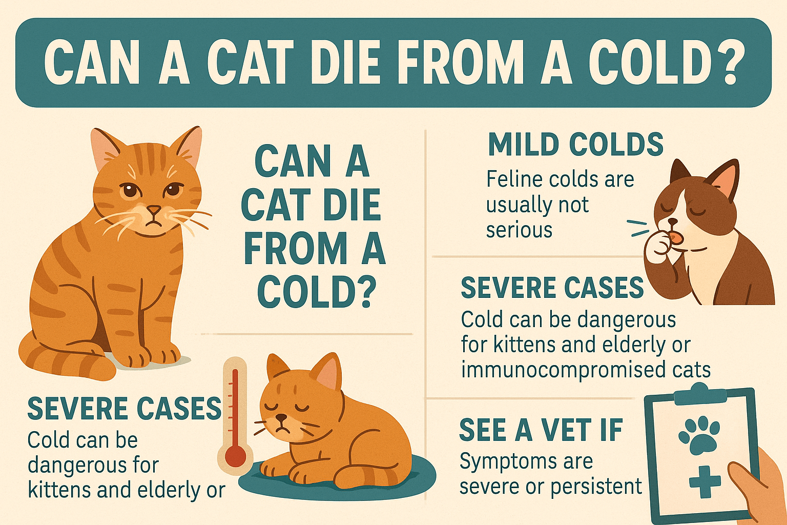 Can a Cat Die from a Cold? Best 7 Expert Tips!