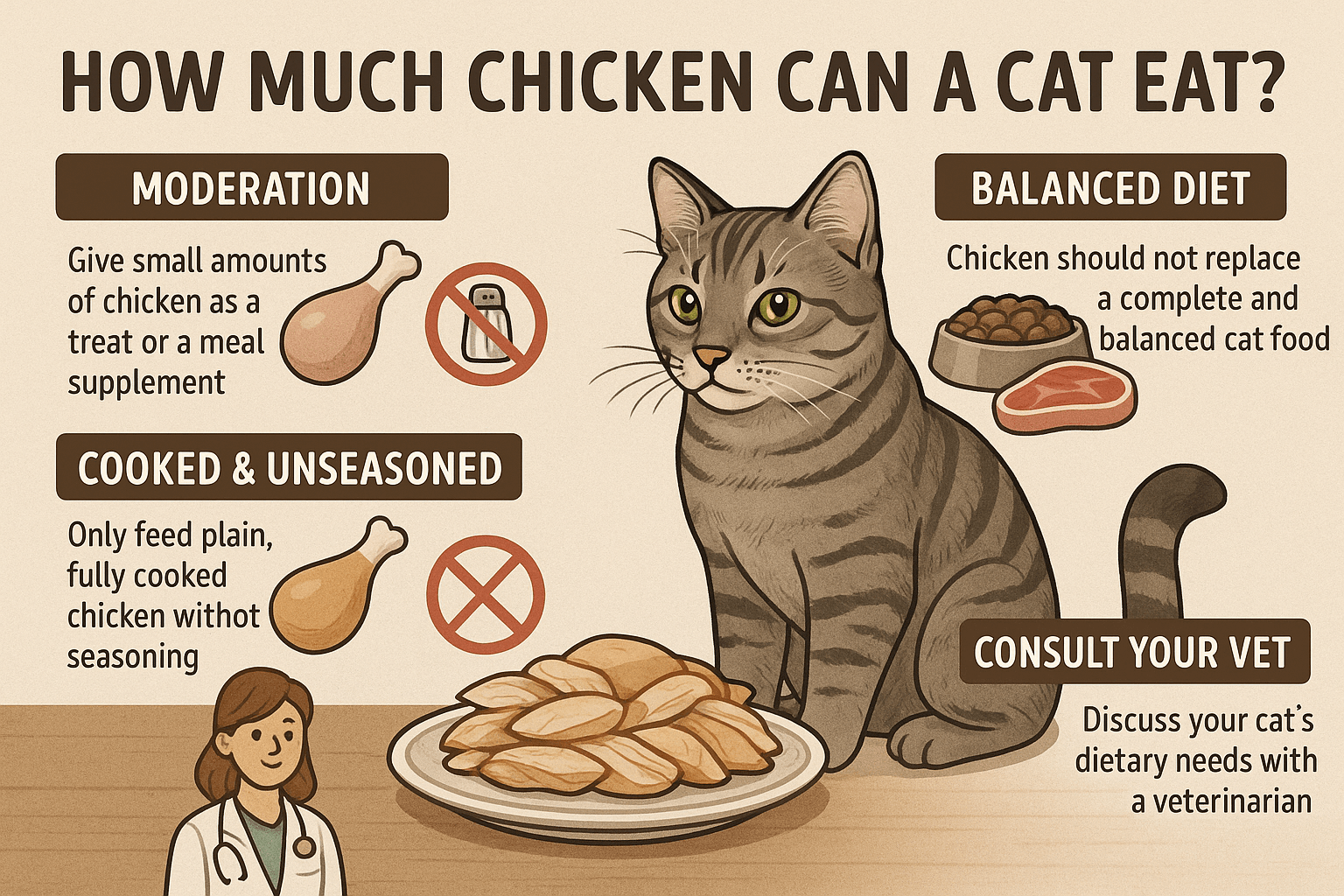 How Much Chicken Can a Cat Eat? Best 7 Expert Tips!
