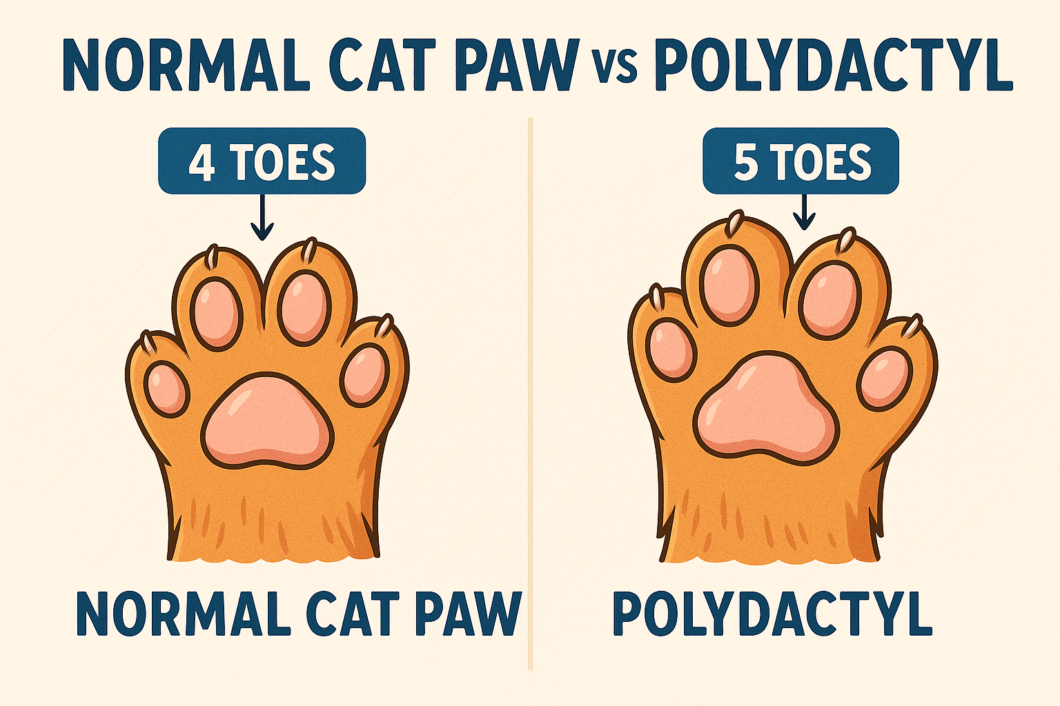 Normal Cat Paw vs Polydactyl: Best 7 Expert Tips!