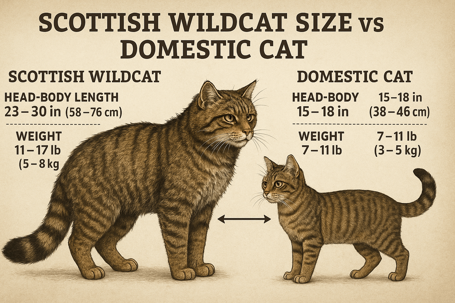 Scottish Wildcat Size vs Domestic Cat: Best 7 Expert Tips!