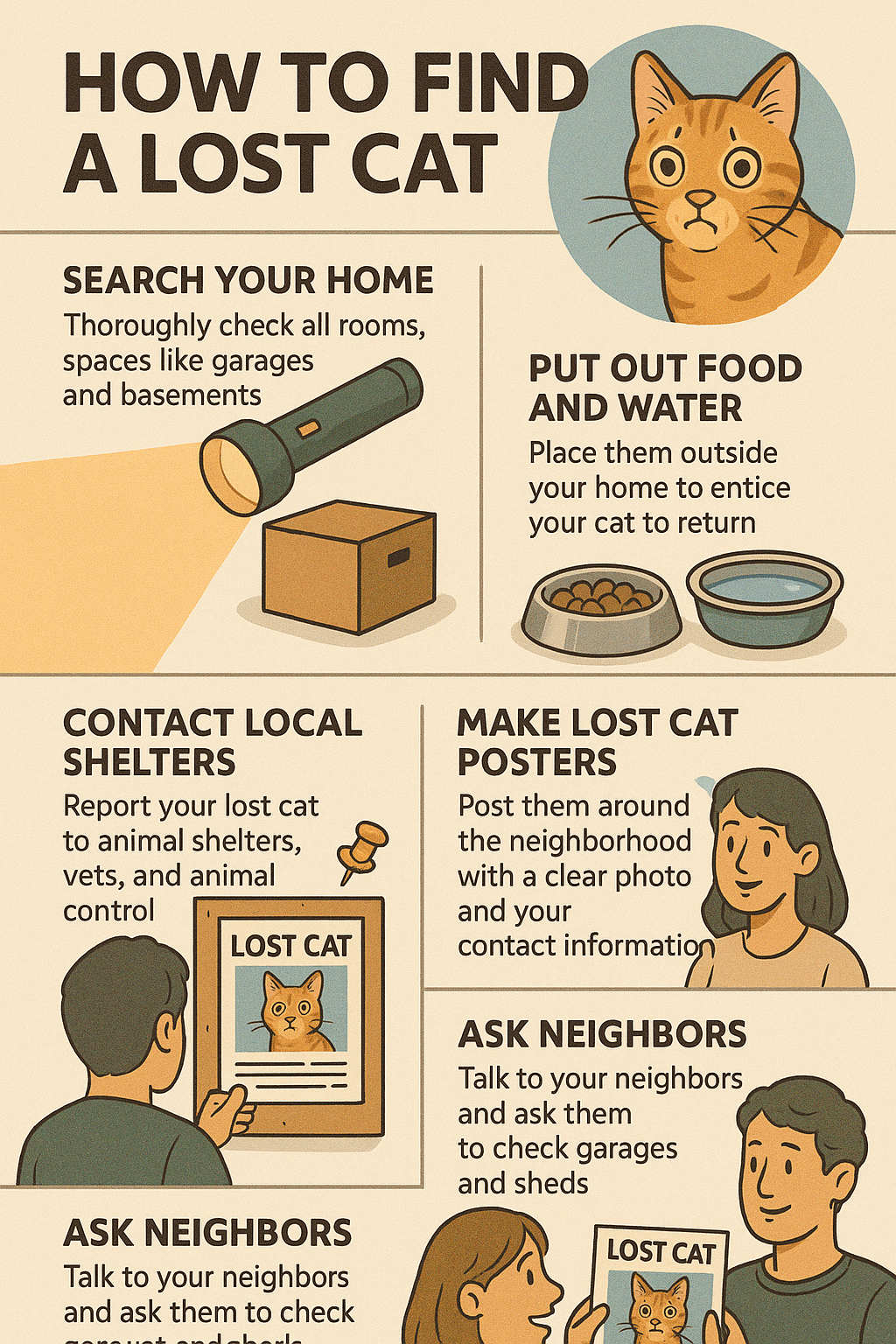How to Find a Lost Cat: Best 7 Expert Tips!