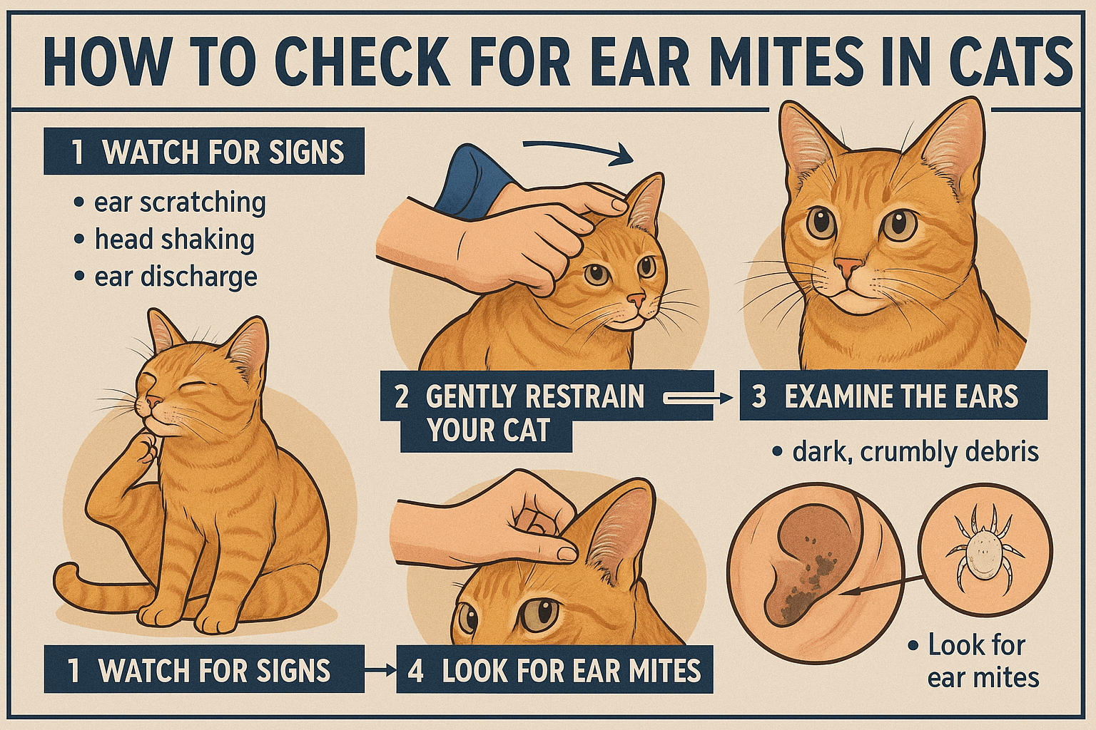 How to Check for Ear Mites in Cats: Best 7 Expert Tips!