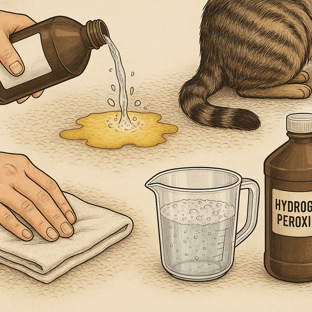 Hydrogen Peroxide for Cat Urine: Best 7 Expert Tips!