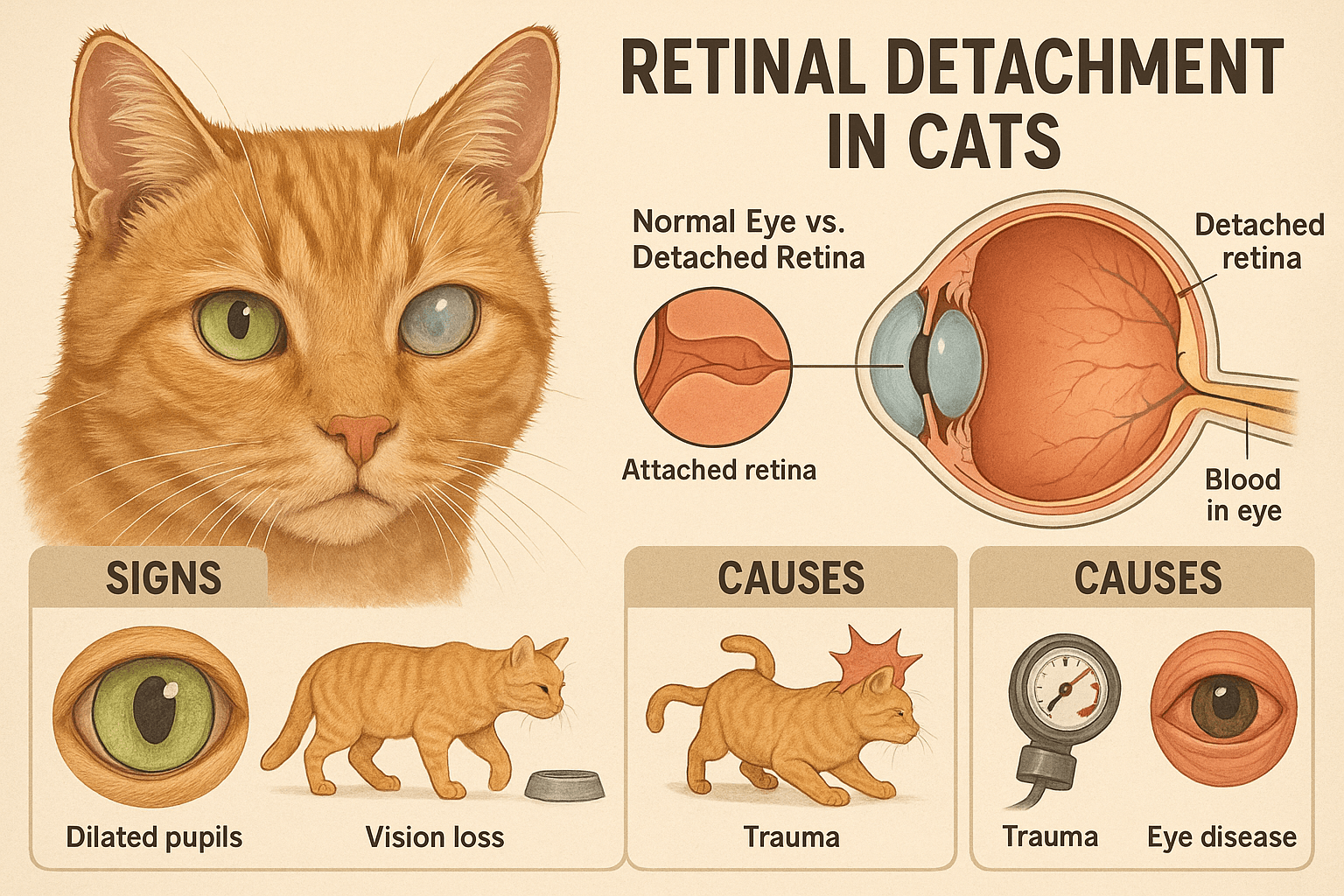 Retinal Detachment in Cats: Best 7 Expert Tips!