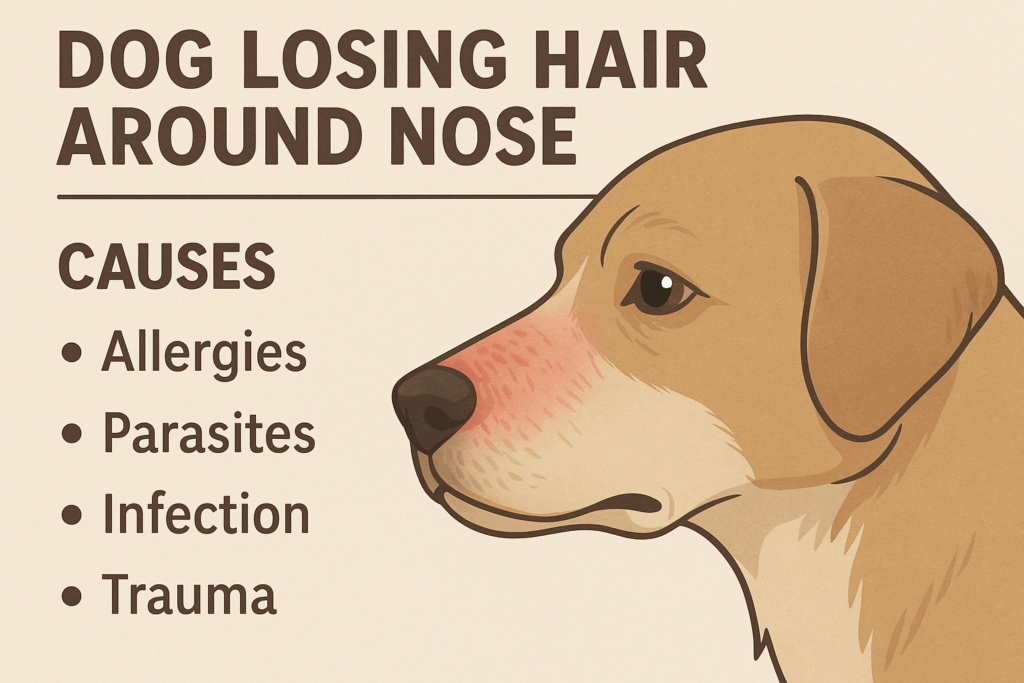 Dog Losing Hair Around Nose: Best 7 Expert Tips!