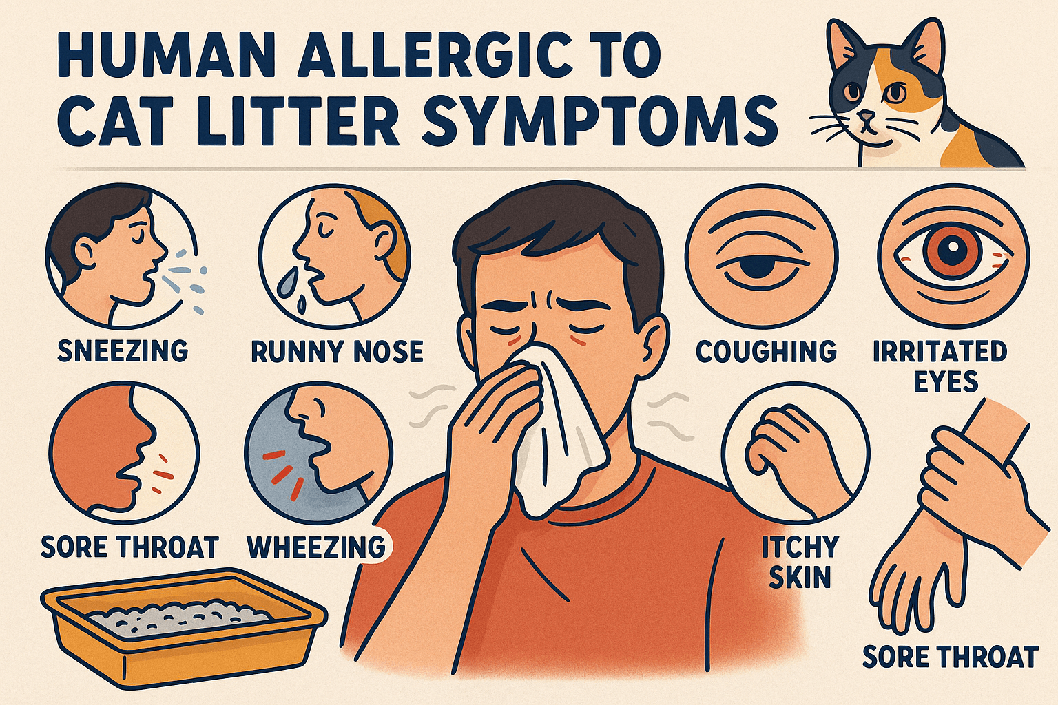 Human Allergic to Cat Litter Symptoms: Best 7 Expert Tips!