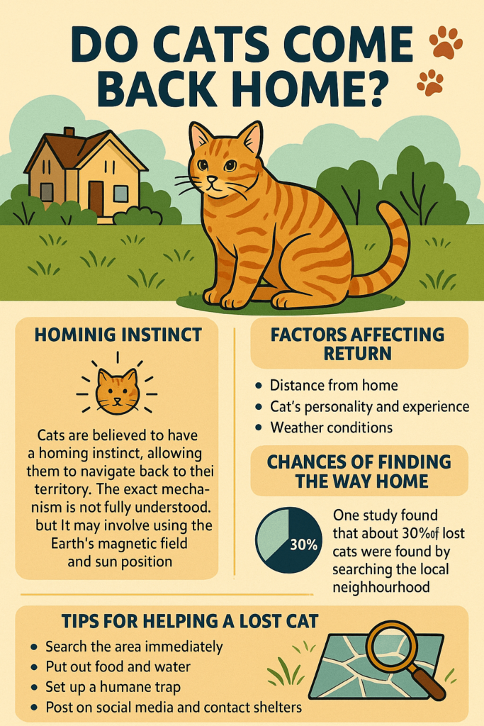 Do Cats Come Back Home? Best 7 Expert Tips!