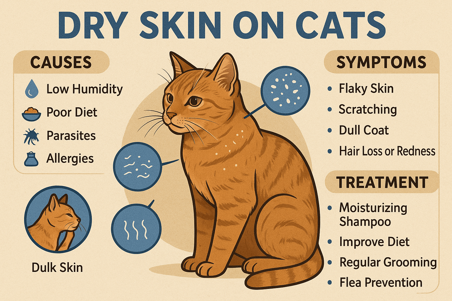Dry Skin on Cats: Best 7 Expert Tips!