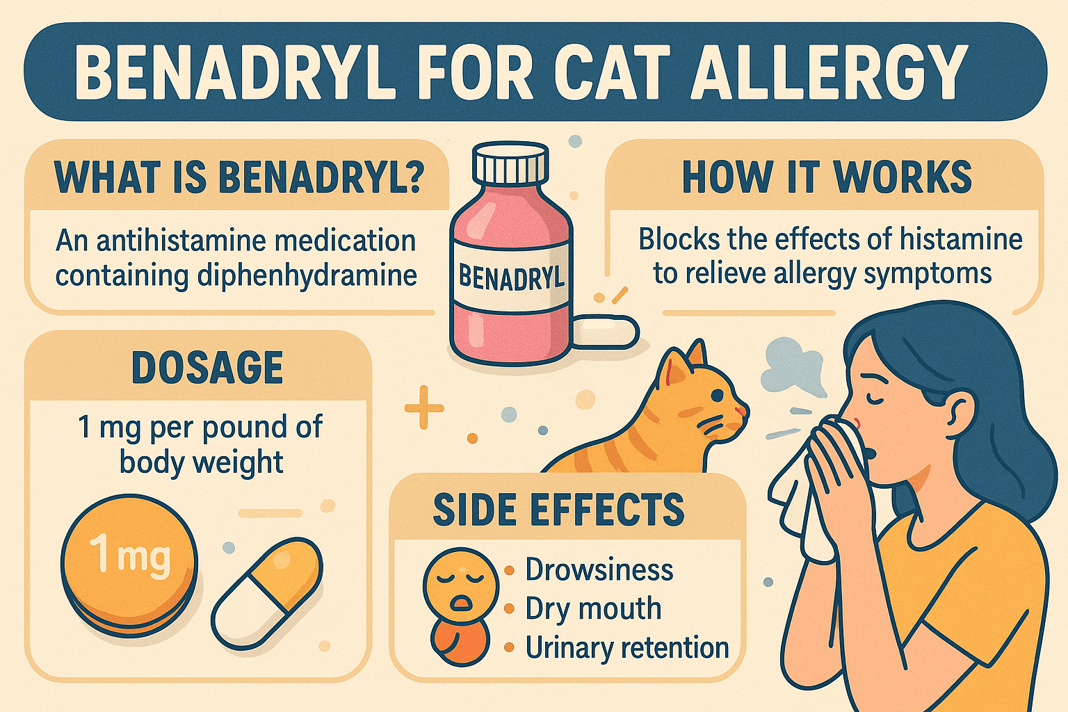 Benadryl for Cat Allergy: Best 7 Expert Tips!