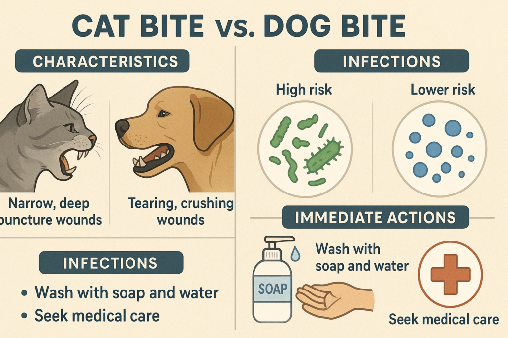 Cat Bite vs Dog Bite: Best 7 Expert Tips!