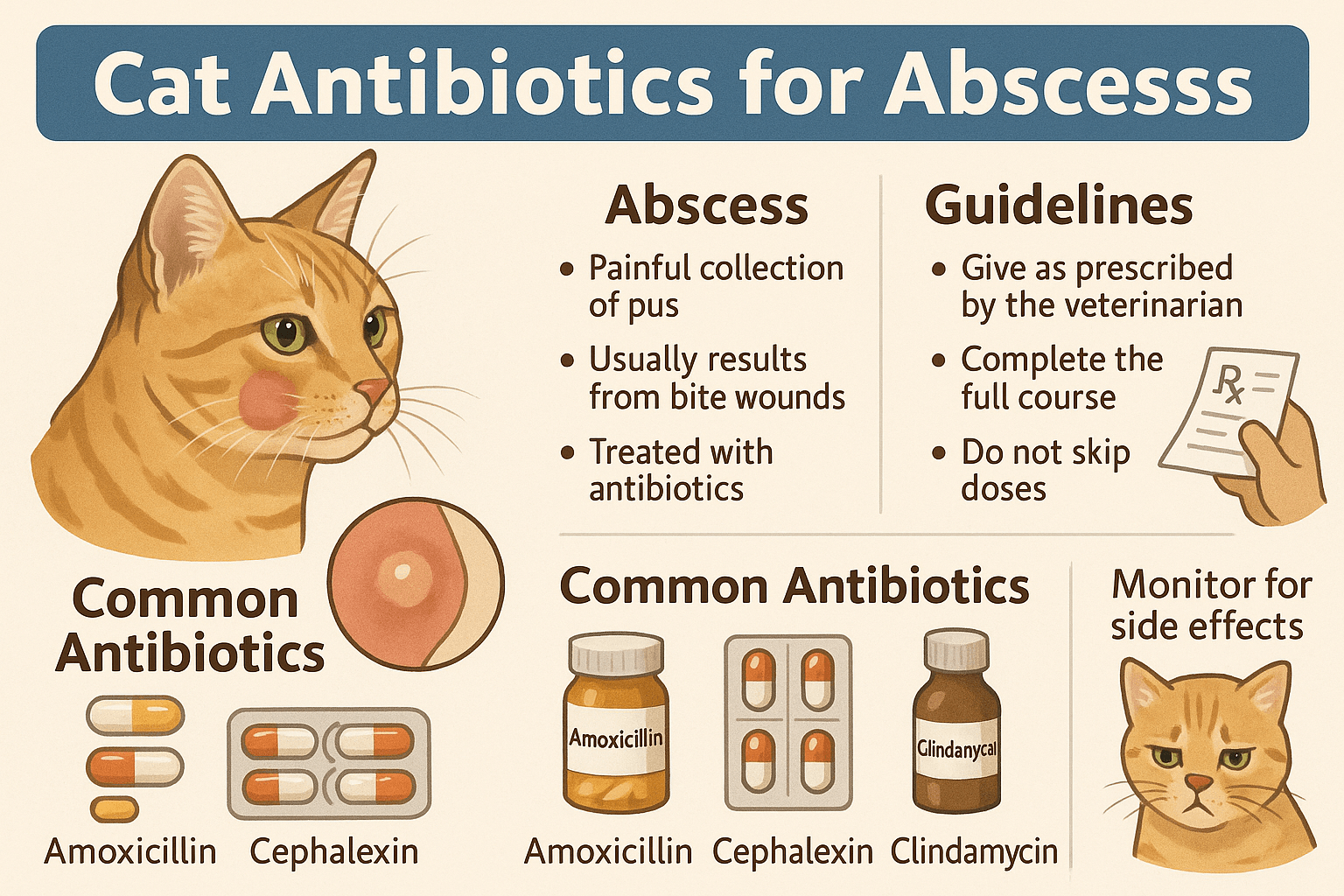 Cat Antibiotics for Abscess: Best 7 Expert Tips!