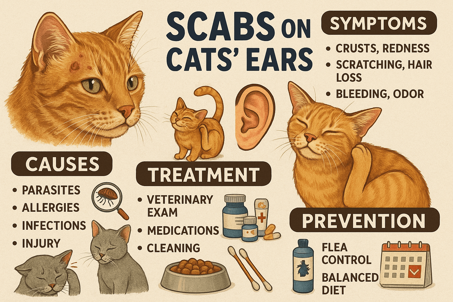 Scabs on Cats Ears: Best 7 Expert Tips!