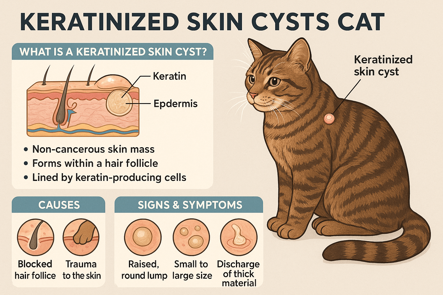 Keratinized Skin Cysts in Cats: Best 7 Expert Tips!