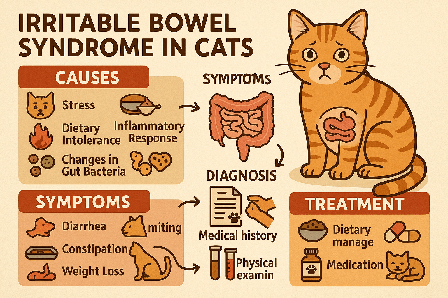 Irritable Bowel Syndrome in Cats: Best 7 Expert Tips!