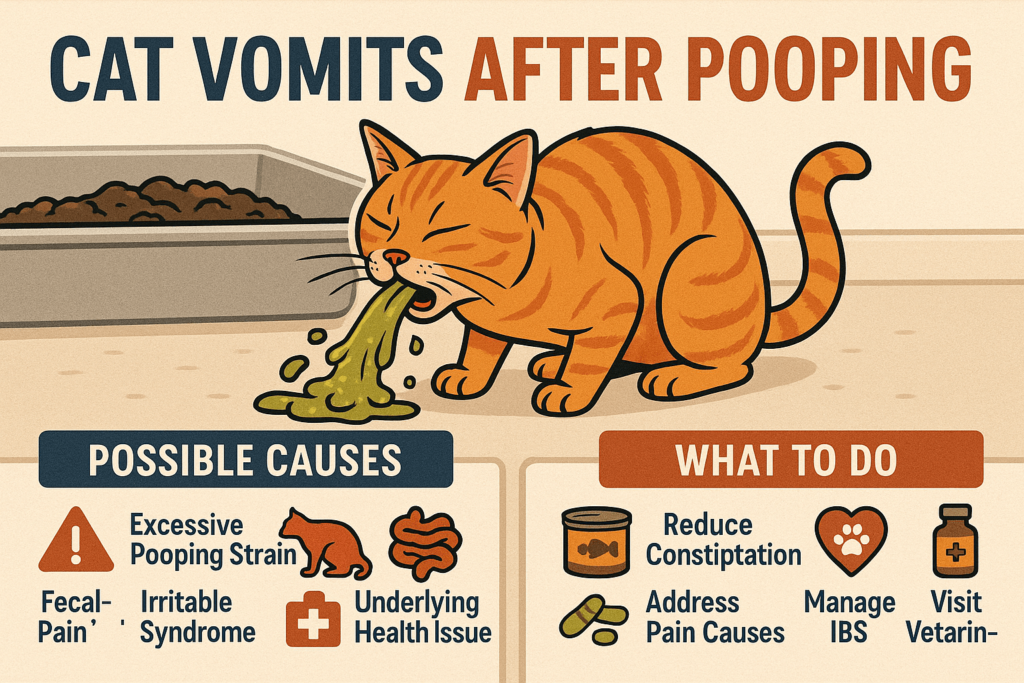 Why Does My Cat Vomit After Pooping? Best 7 Expert Tips!
