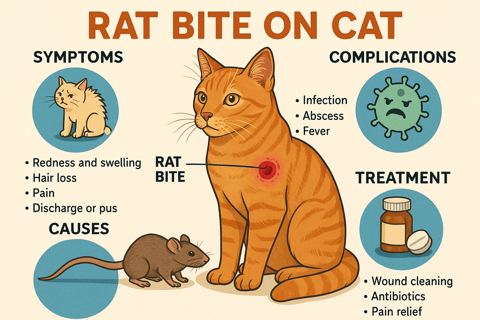 What to Do If Your Cat Suffers a Rat Bite: Best 7 Tips!