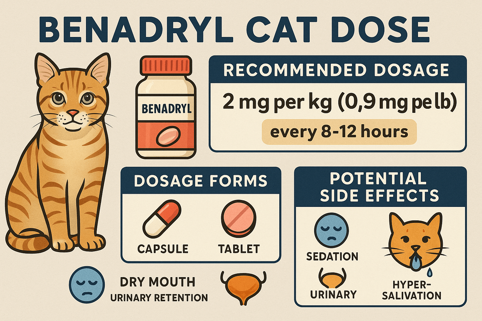 Benadryl Cat Dose: Best 7 Expert Tips!
