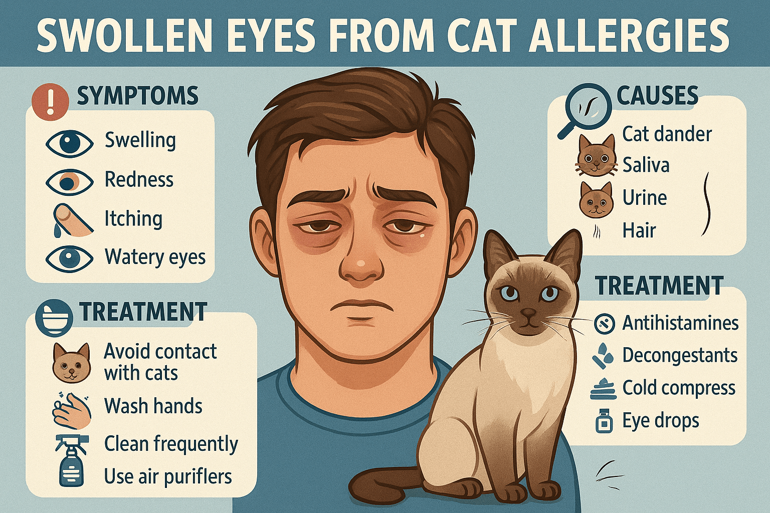 Swollen Eyes from Cat Allergies: Best 7 Expert Tips!