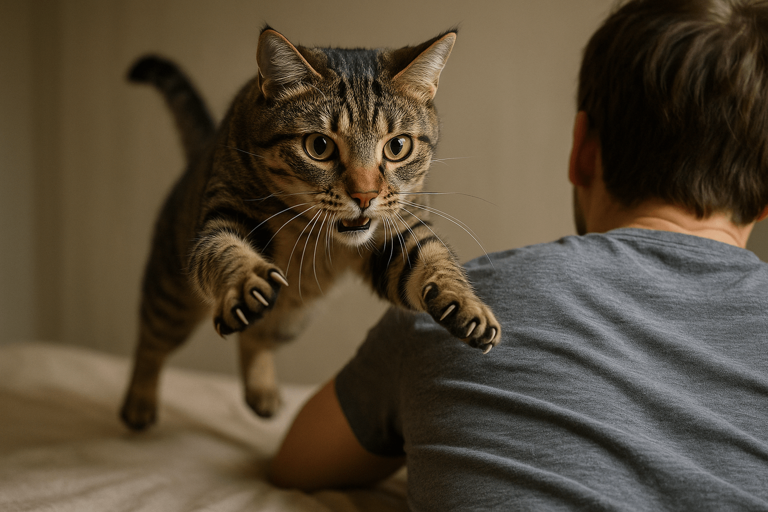 Why Does My Cat Pounce on Me? Best 7 Expert Tips!