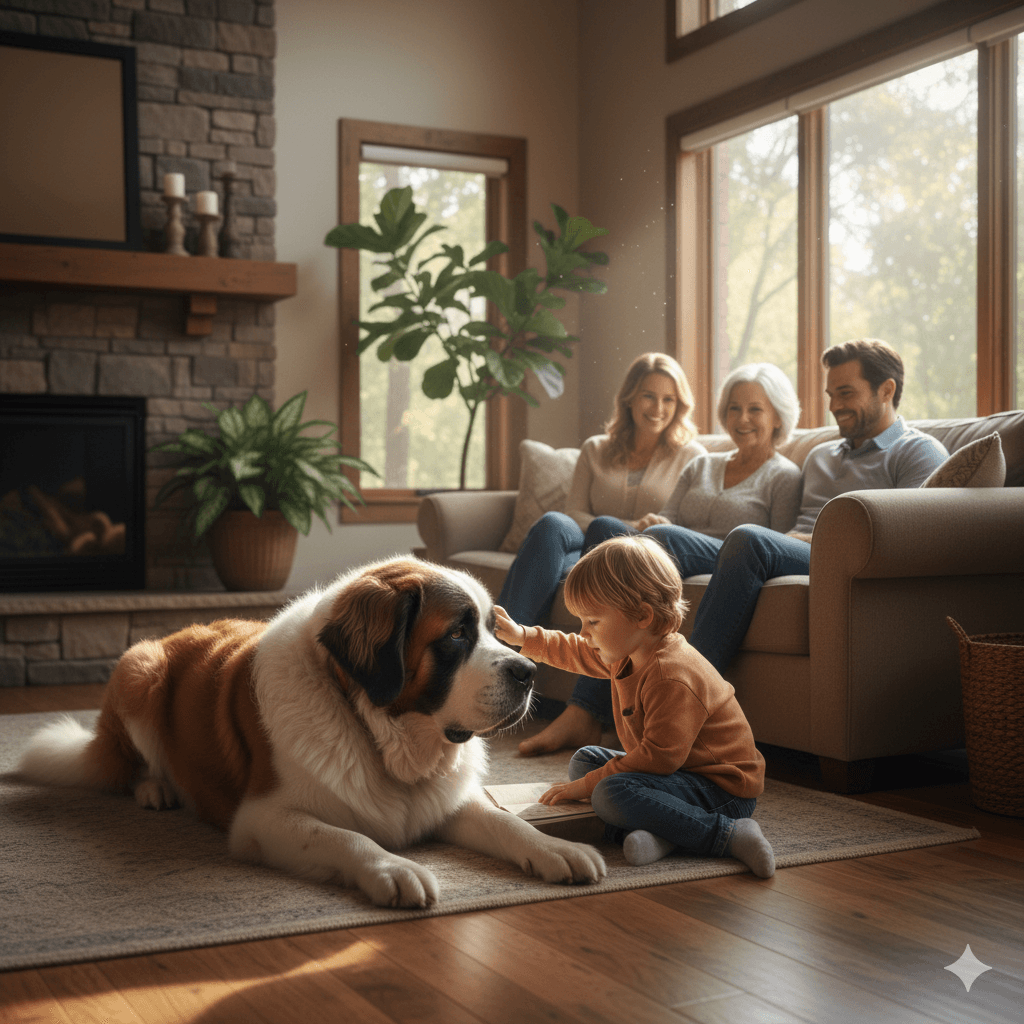 Is a Saint Bernard a Good Family Dog? Best 7 Expert Tips!