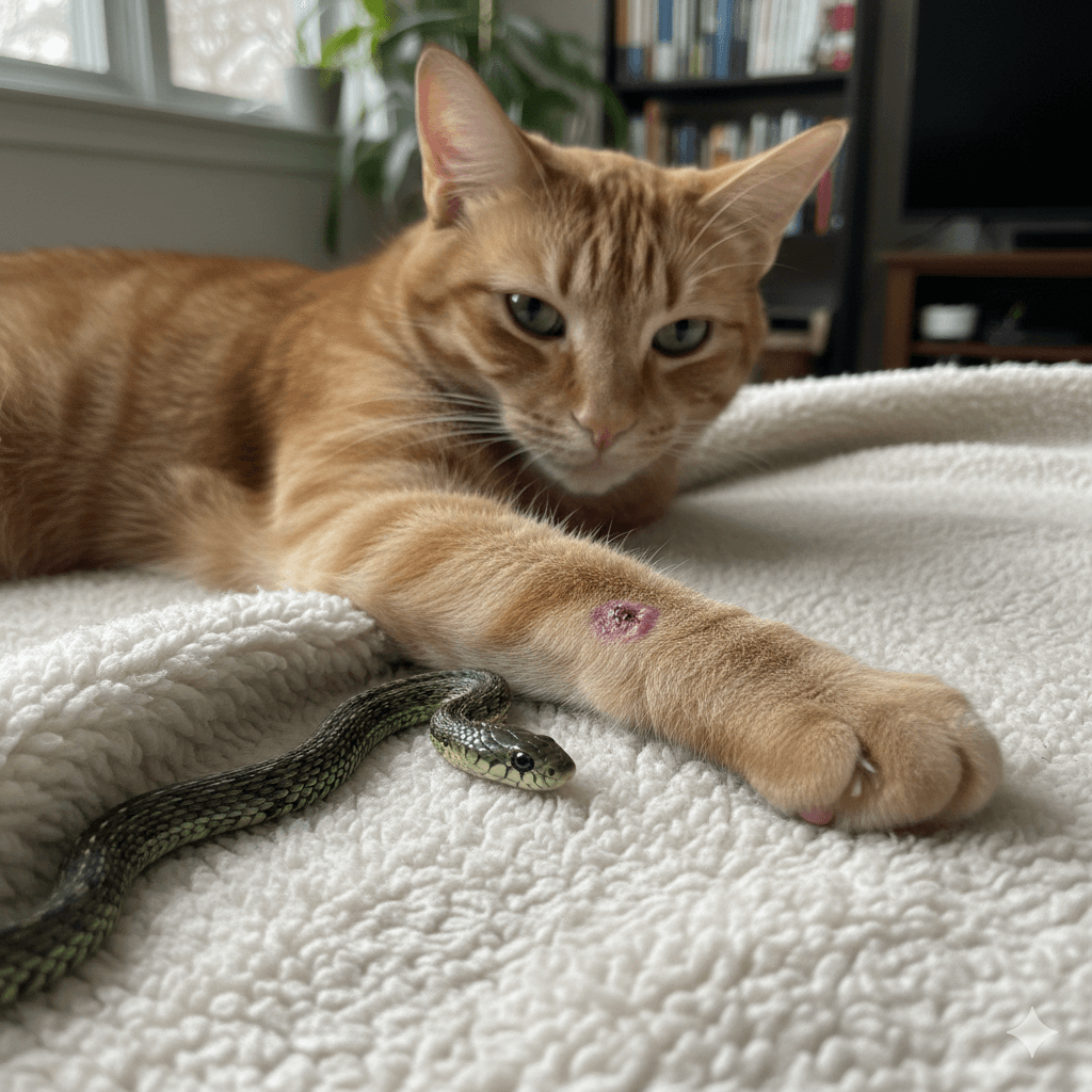 Non Venomous Snake Bite on Cat Leg: Best 7 Expert Tips!
